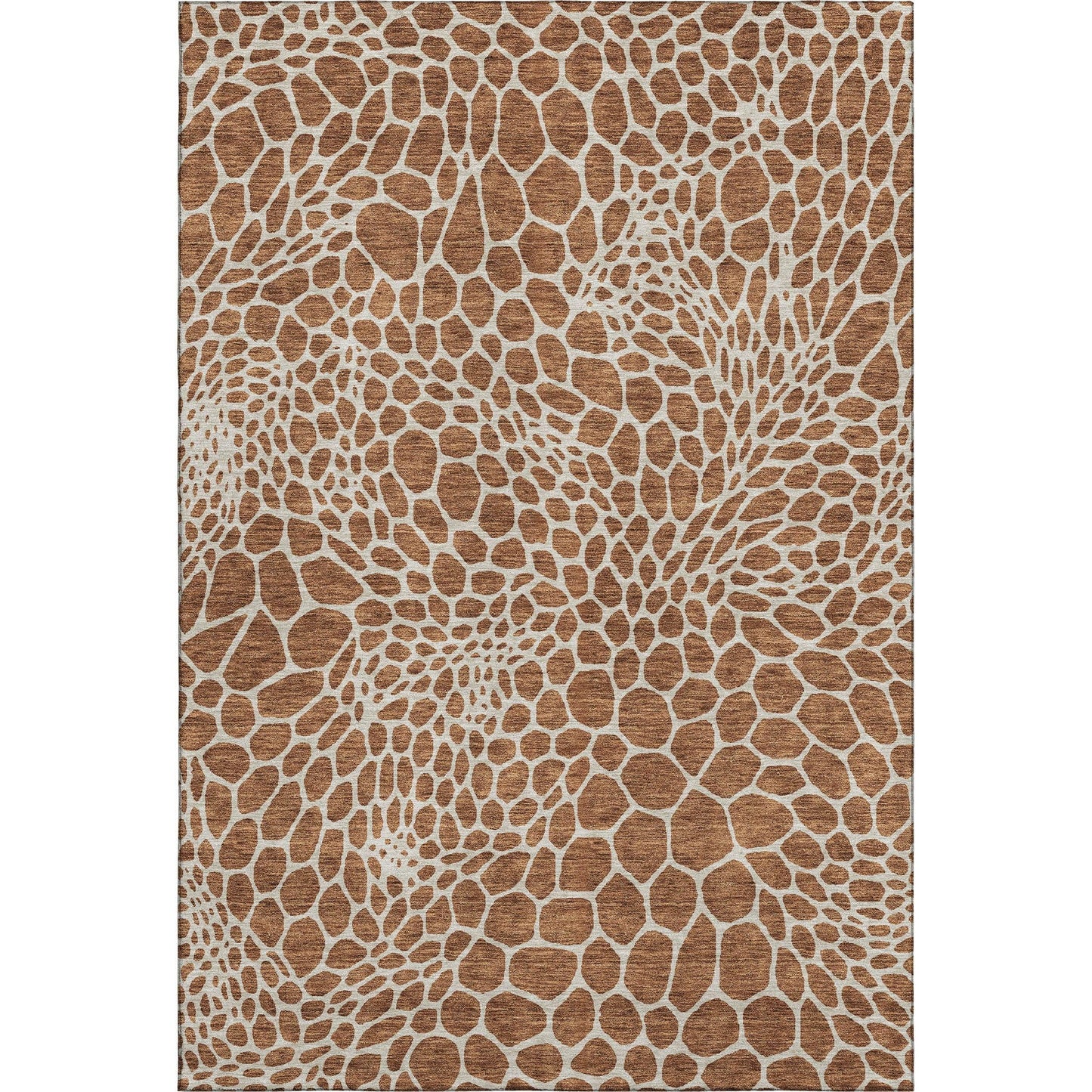 Addison Rugs Mayfield AMF919 Paprika 8' x 10' Indoor Premium Machine Washable Runner Rug, Silky Soft, Easy Clean, Non Shedding, Bedroom, Living Room, Dining Room, Kitchen, Patio Rug