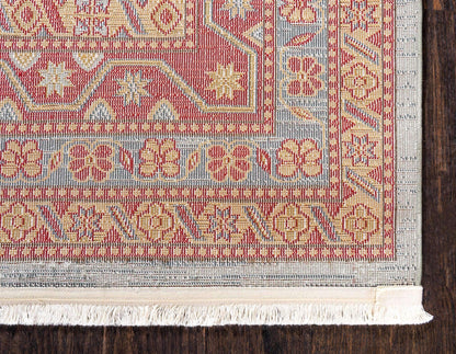 Unique Loom Sahand Collection Area Rug - Shapur (10' x 13' 1" Rectangle, Light Blue/ Light Brown)
