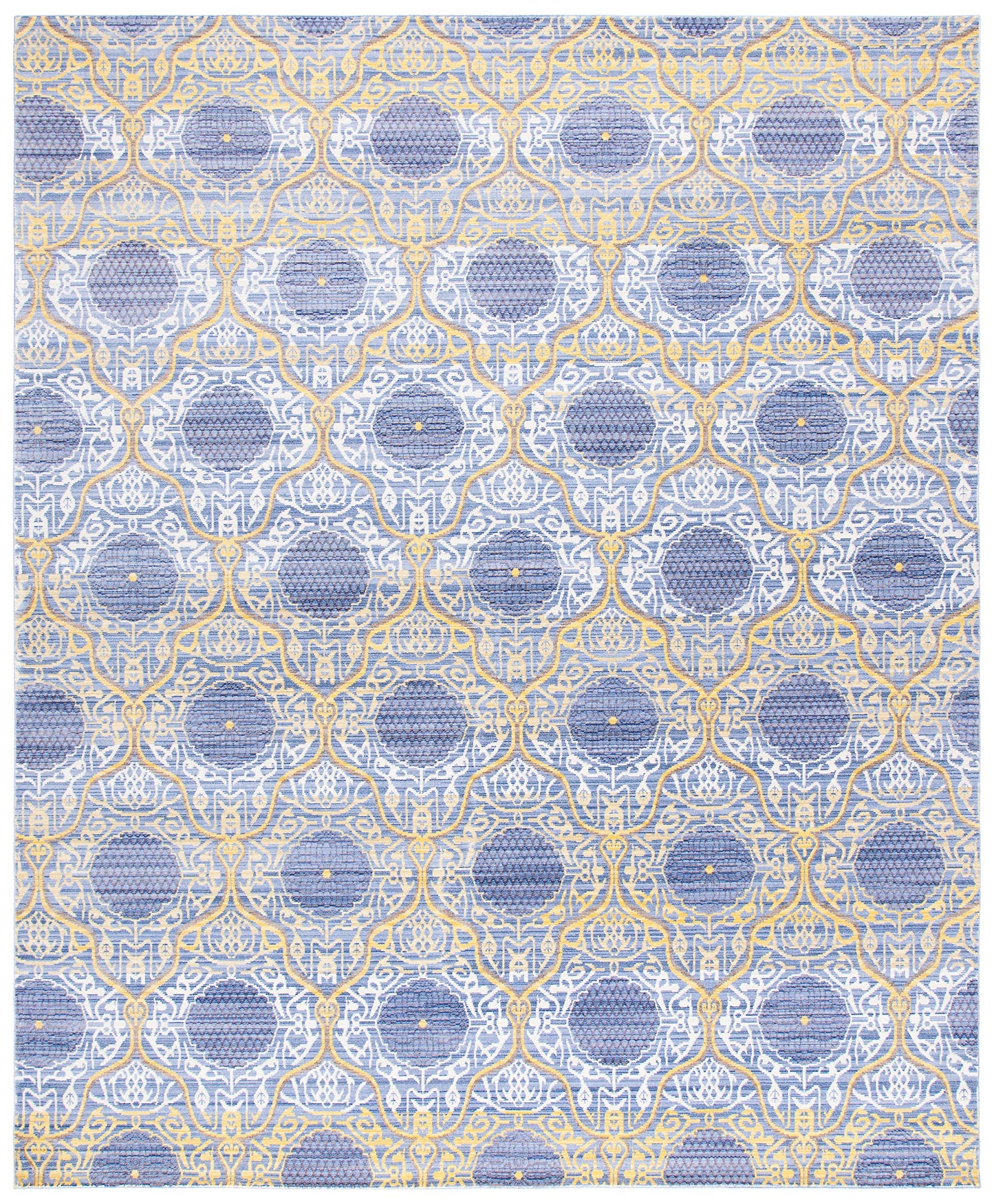 SAFAVIEH Valencia Collection Area Rug - 9' x 12', Lavender & Gold, Boho Chic Distressed Design, Non-Shedding & Easy Care, Ideal for High Traffic Areas in Living Room, Bedroom (VAL106L)