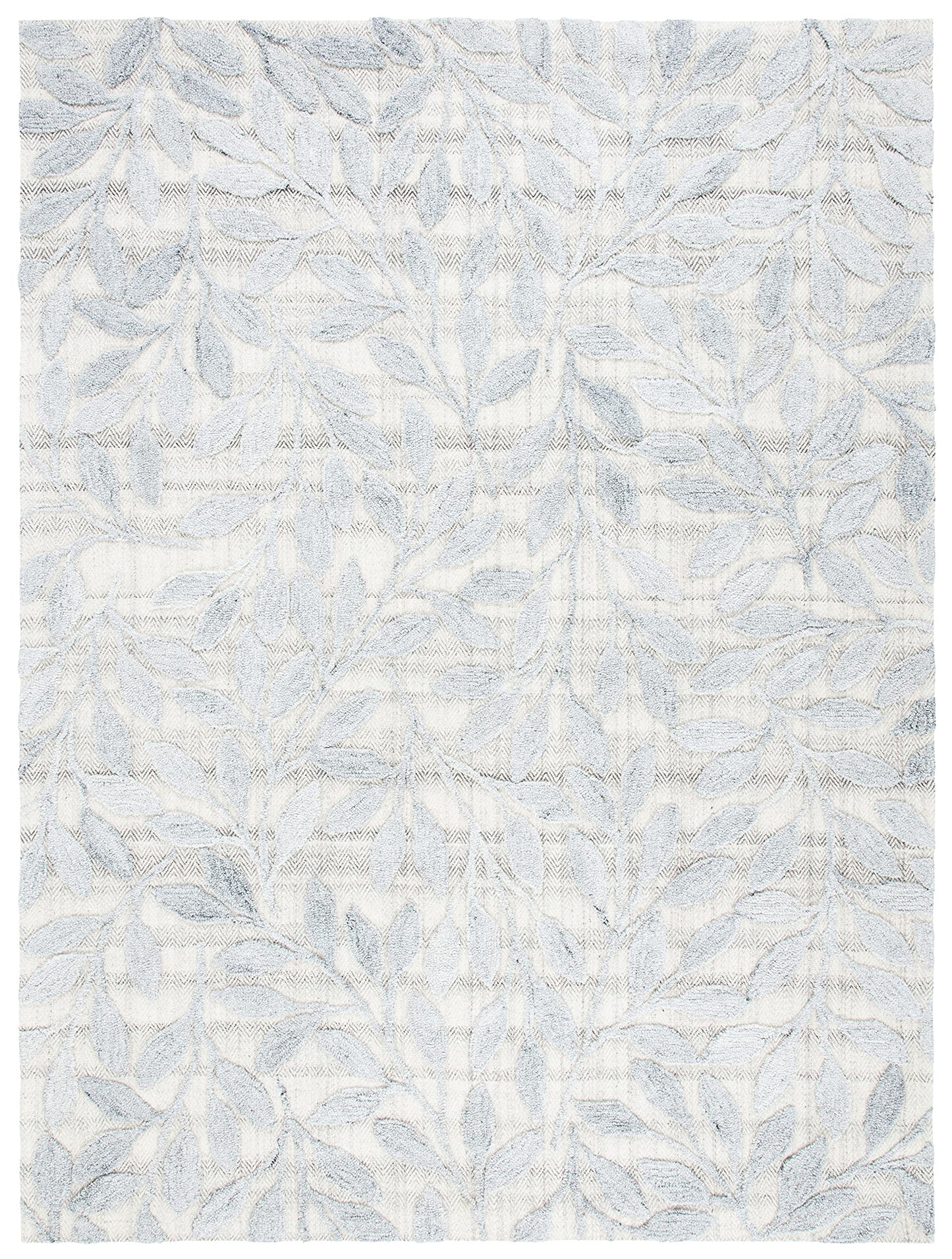 SAFAVIEH South Hampton Collection 8' x 10' Grey SHA302F Handmade Botanical Wool Area Rug