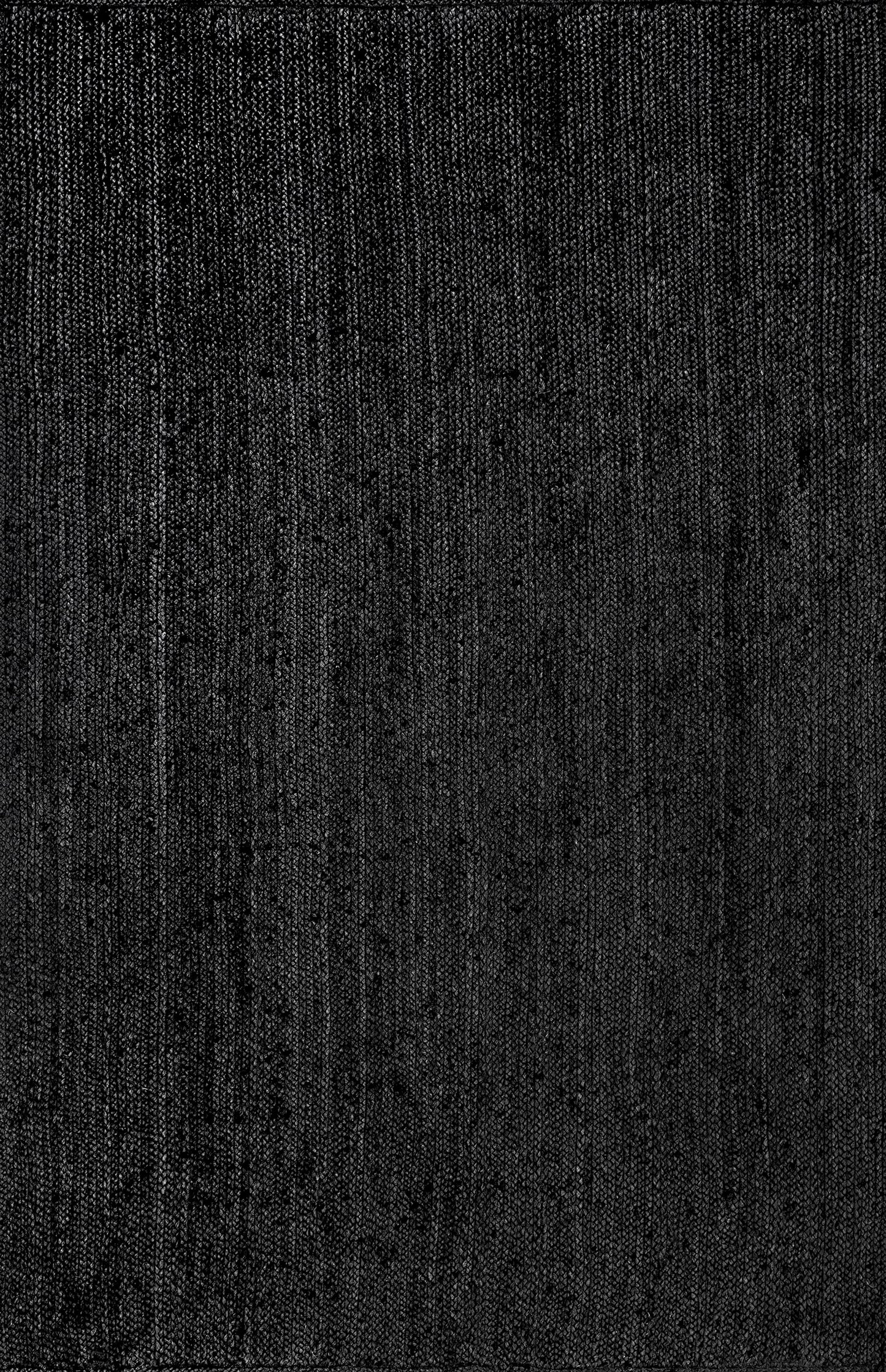 nuLOOM 9x12 Rigo Jute Hand Woven Area Rug, Black, Solid Farmhouse Design, Natural Fiber, For Bedroom, Living Room, Dining Room, Hallway, Office, Kitchen, Entryway
