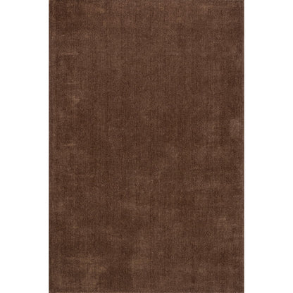 Rugs USA Maru Handmade, Dark Brown, 5' x 8', Solid, Wool, Soft and Cozy, High Traffic, Stain Resistant, Easy Clean, Durable Area Rug for Bedroom, Living Room, Dining Space, Den, Foyer, Entryway