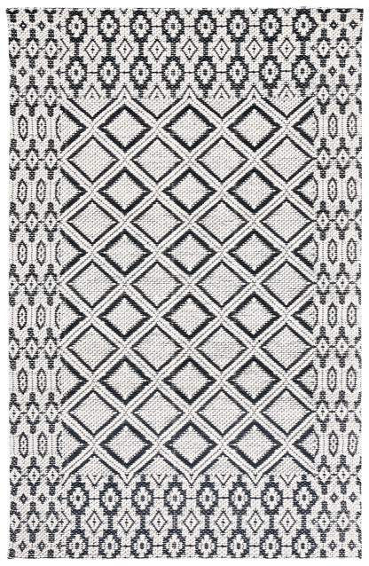 SAFAVIEH Area Rug 8x10 - Vermont Collection - Large - Ivory & Black, Handmade Wool, Ideal for Living Room, Bedroom, Office, Dining Space (VRM151Z)