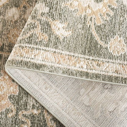SAFAVIEH Area Rug 10'x14'3" - Hazel Collection - X-Large - Traditional Design, Green & Beige, Non-Shedding & Easy Cleaning, Ideal for Living Room, Bedroom, Dining Space (HZL512Y)