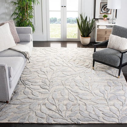 SAFAVIEH South Hampton Collection 8' x 10' Grey SHA302F Handmade Botanical Wool Area Rug