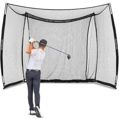 GoSports Range Cage 10 x 8 ft Golf Practice Hitting Net - Classic Net