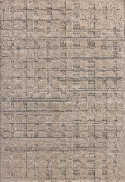 Loloi Amber Lewis Monty Collection MOT-06 Pebble/Beige 11'-6" x 15', .50" Pile Height, Area Rug