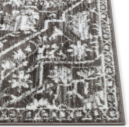 Well Woven Della Grey Vintage Boho Doormat 2' x 3'