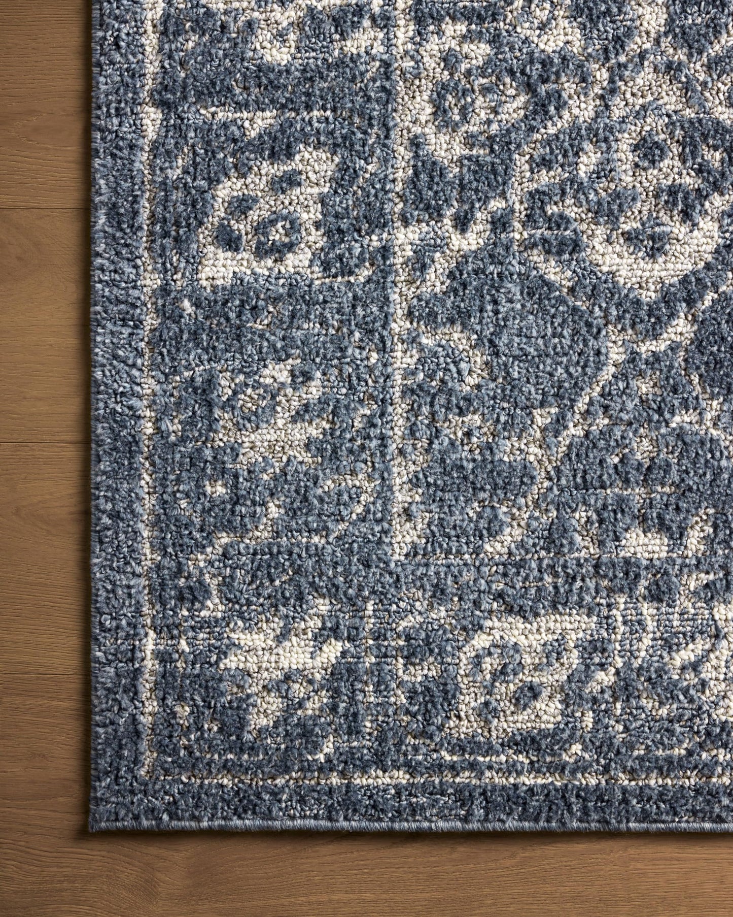 Loloi Magnolia Home by Joanna Gaines Gigi Collection GIG-02 Navy/Stone 7'-10" x 10' Area Rug