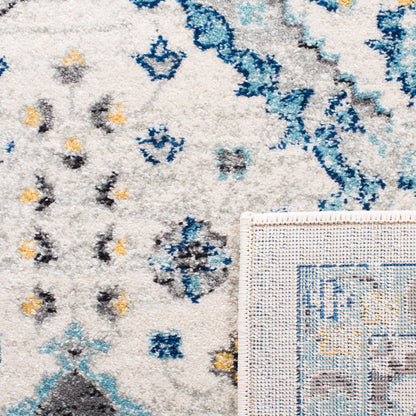 SAFAVIEH Evoke Collection 10' x 14' Ivory / Light Blue EVK224C Boho Oriental Non-Shedding Living Room Bedroom Dining Home Office Area Rug