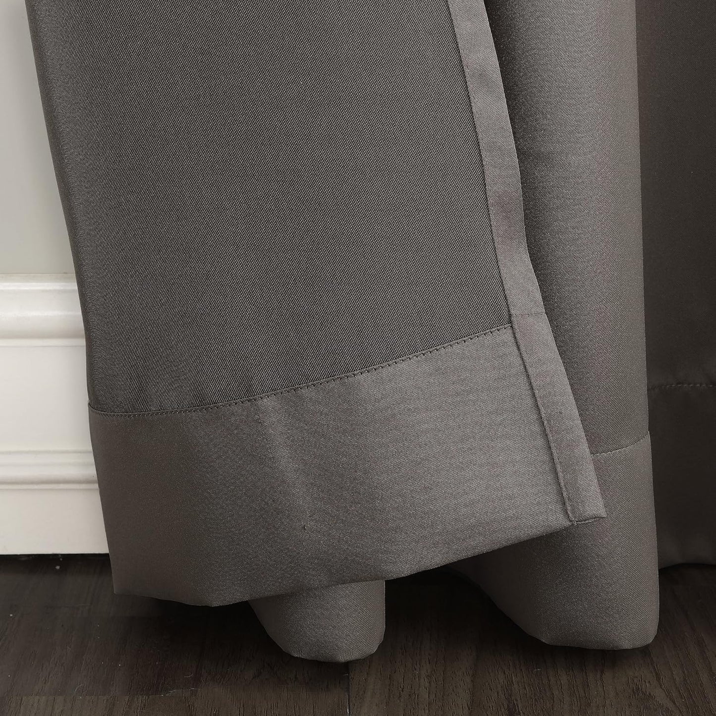 Sun Zero Barrow Grommet Curtain Single Panel, Energy Efficient