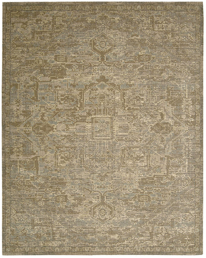 Nourison Home Silken Allure Chocolate 5'6" x 8' Area Rug - Easy Clean, Non Shedding, Bed Room, Living Room, Dining Room, Kitchen (6' x 8')