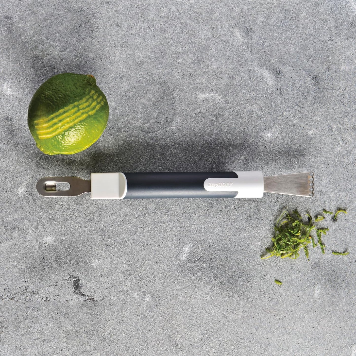 BergHOFF Neo 18/10 Stainless Steel Blade Lemon Zester, Channel Knife 8.25"