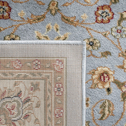 SAFAVIEH Lyndhurst Collection Area Rug - 10' x 14', Light Blue & Ivory, Traditional Oriental Design, Non-Shedding & Easy Care, Ideal for High Traffic Areas in Living Room, Bedroom (LNH312B)