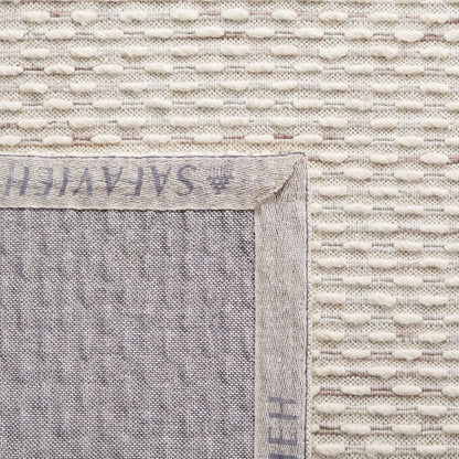 SAFAVIEH Area Rug 8x10 - Marbella Collection - Large - Beige, Handmade Wool, Ideal for Living Room, Bedroom, Office, Dining Space (MRB158B)