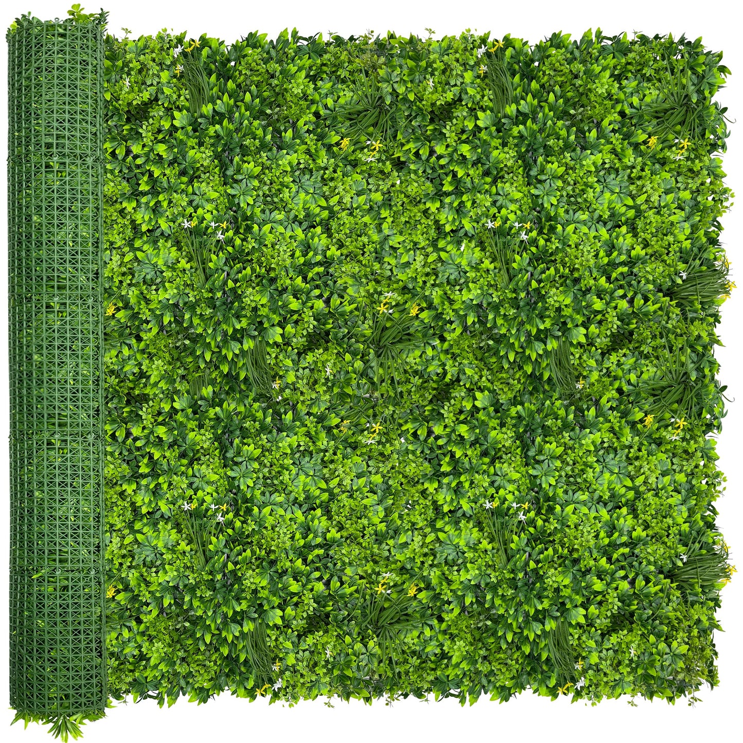 ODTORY Artificial Plant Wall Roll: 72 X144 in (72 sqft) UV-Anti Ivy Privacy Fence Screen Faux Greenery Panels Backdrop Boxwood Ivy Vine Leaf Hedge Fence for Indoor Outdoor Green Decor