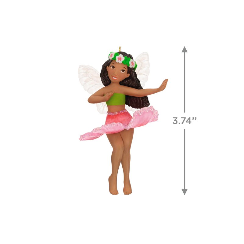 Hallmark Keepsake Christmas Ornament 2024, Fairy Messengers Hibiscus Fairy, Gift for Her