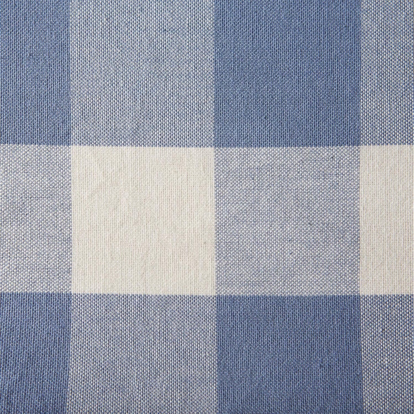 DII Buffalo Check Collection Classic Farmhouse Table Runner, 14x108, Stonewash Blue