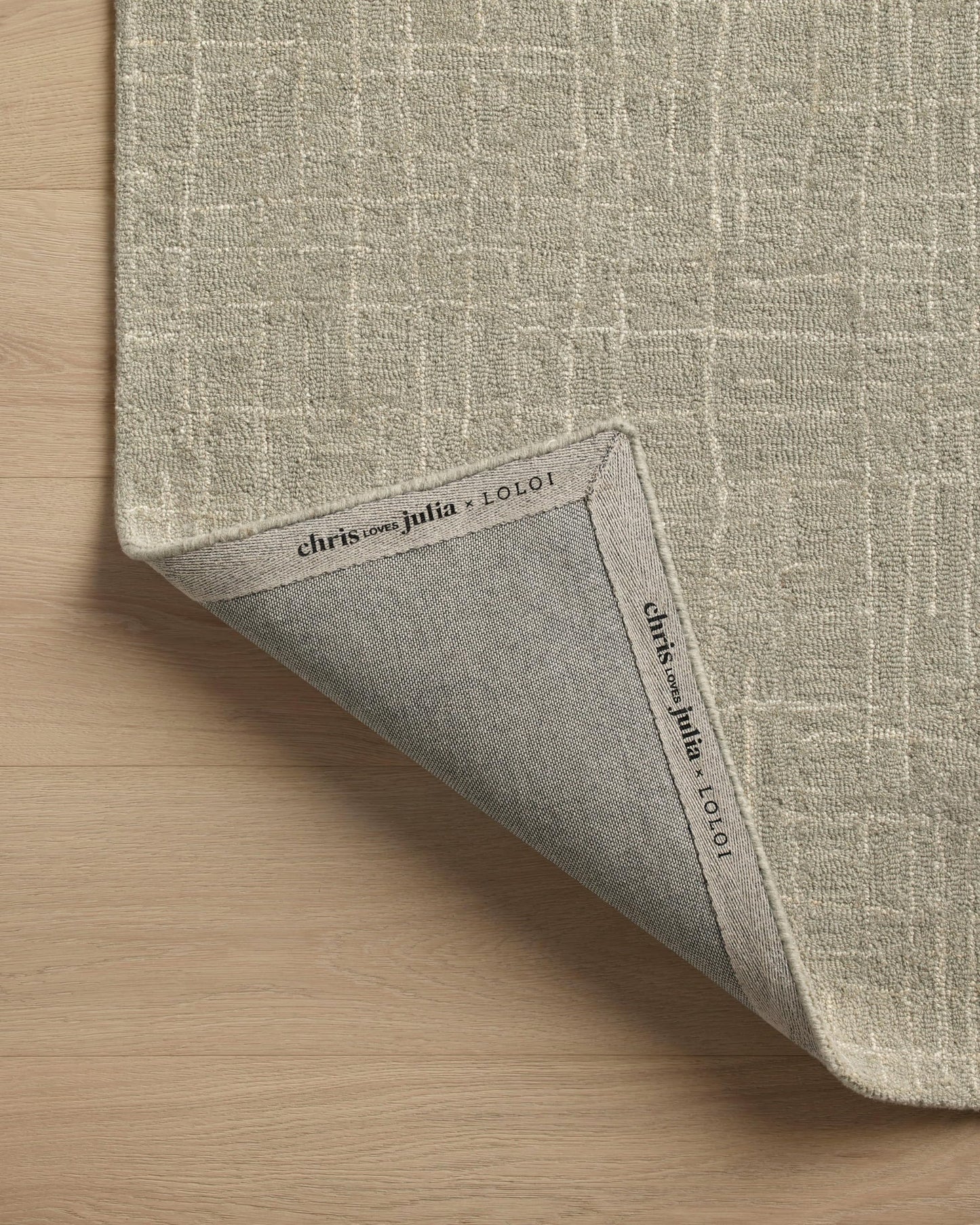 Loloi Chris Loves Julia Polly Collection POL-06 Spa/Ivory 9'-3" x 13' Area Rug