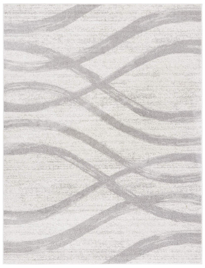 SAFAVIEH Area Rug 10x14 - Adirondack Collection - Large - Cream & Grey, Modern Wave Design, Non-Shedding & Easy to Clean, Ideal for Living Room, Bedroom, Dining Space (ADR125C)