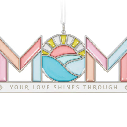 Hallmark Keepsake Christmas Ornament, Mom's Love Shines, Metal, for Moms