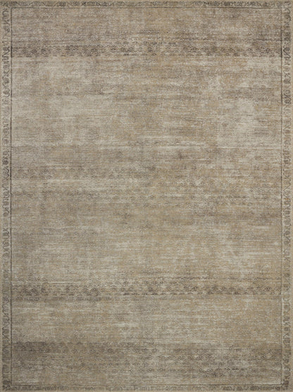 Loloi Amber Lewis Cambria Collection CBR-01 Ash/Bark 10'-0" x 14'-0" Area Rug Jute, Neutral, Vintage Style, Antique Tone, Living, Bedroom, Dining, Carpet