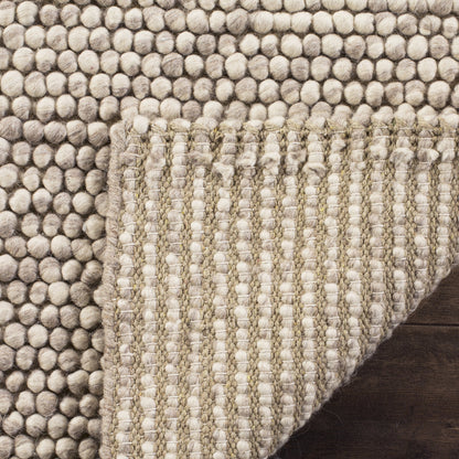 SAFAVIEH Area Rug 9x12 - Natura Collection - Large - Beige, Handmade Wool Blend, Textured Design, Ideal for Living Room, Bedroom, Dining Space (NAT620B)