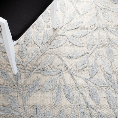 SAFAVIEH South Hampton Collection 8' x 10' Grey SHA302F Handmade Botanical Wool Area Rug
