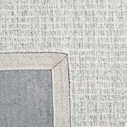SAFAVIEH Abstract Collection Area Rug - 10' x 14', Light Grey & Ivory, Handmade Wool, Ideal for High Traffic Areas in Living Room, Bedroom (ABT468F)