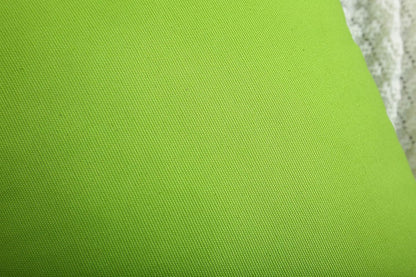 Handmade Decorative Solid 100% Cotton Canvas Throw Pillow Covers, 20"x20", Apple Green - TangDepot
