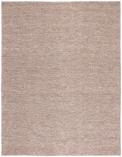 SAFAVIEH Area Rug 6x9 - Natura Collection - Brown, Handmade Wool Blend, Textured Design, Ideal for Living Room, Bedroom, Dining Space (NAT620T)