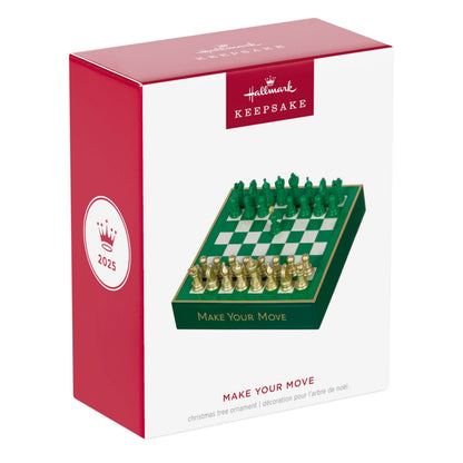 Hallmark Keepsake Christmas Ornament, Make Your Move, Gifts for Chess Players