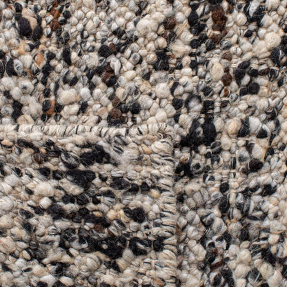 SAFAVIEH Area Rug 8x10 - Natura Collection - Large - Beige & Grey, Handmade Wool, Ideal for Living Room, Bedroom, Dining Space (NAT263F)