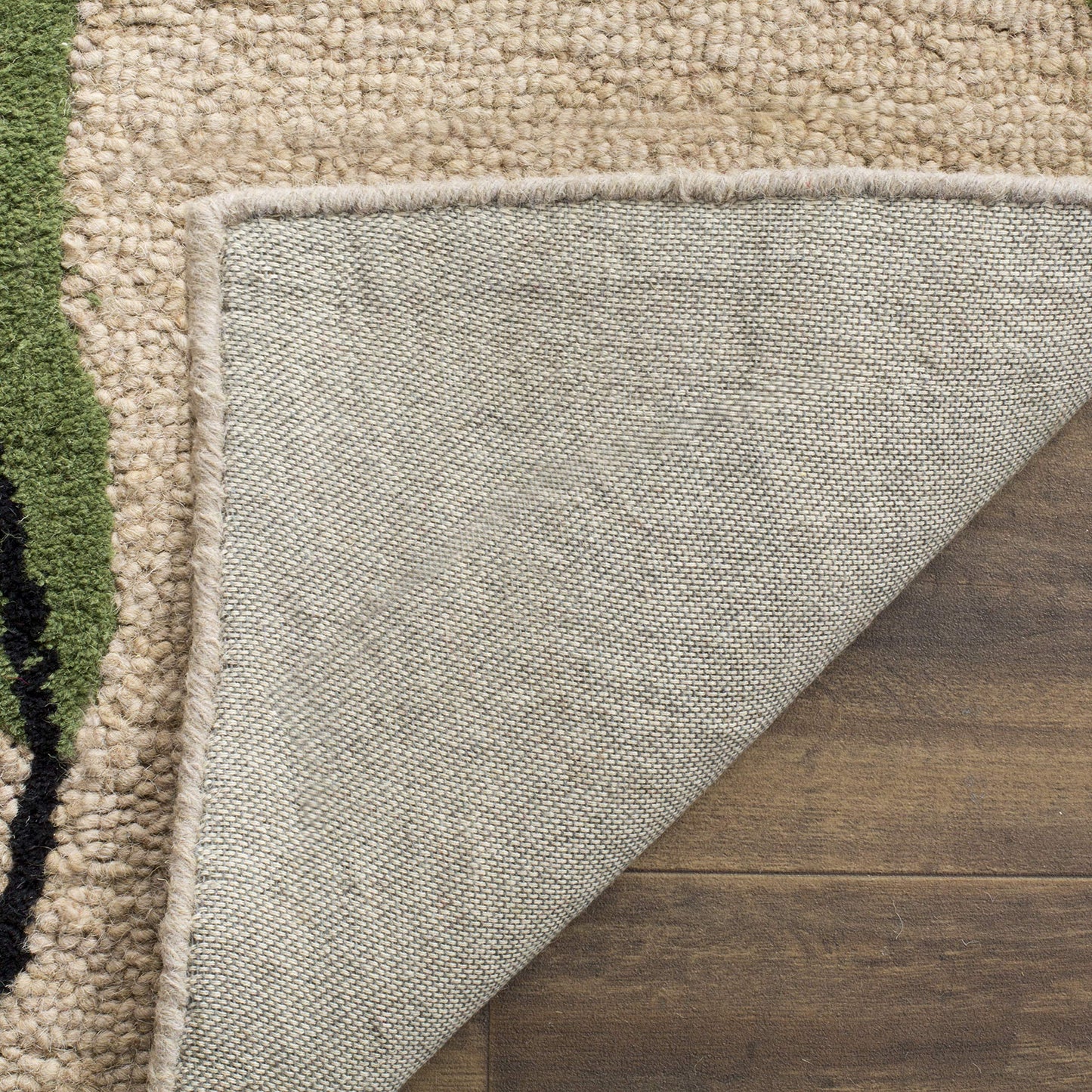 SAFAVIEH Blossom Collection 8' x 10' Beige / Multi BLM678A Handmade Premium Wool Area Rug