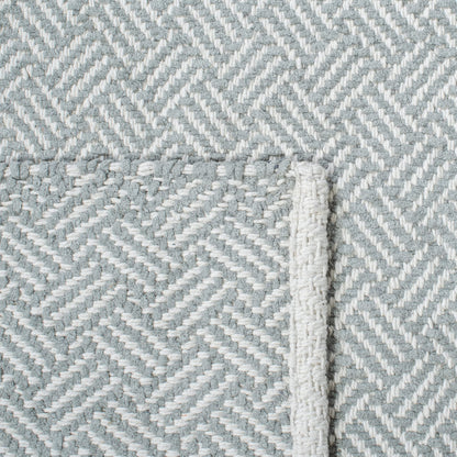 SAFAVIEH Boston Collection Area Rug - 9' x 12', Grey, Handmade Flat Weave Cotton, Ideal for High Traffic Areas in Living Room, Bedroom (BOS680E)