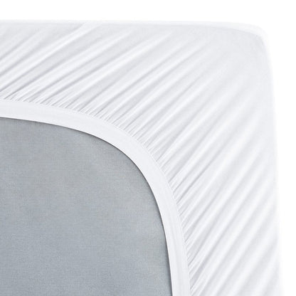 Serta ComfortSure Queen Mattress Cover, Fitted Pillow Top Mattress Pad, Super Soft and Breathable Quilted Cotton Protector with 18" Elastic Deep Pockets for Secure Fit, White