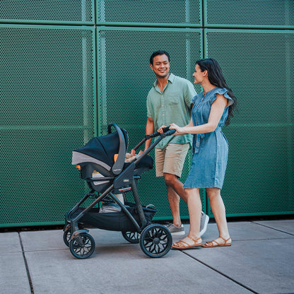 Chicco Corso LE ClearTex Modular Travel System, Corso LE Modular Stroller with KeyFit Max ClearTex Infant Car Seat and Base, Tidal/Blue