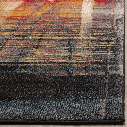 SAFAVIEH Porcello Collection Area Rug - 10'6" x 14', Multi, Modern Abstract Design, Non-Shedding & Easy Care, Ideal for High Traffic Areas in Living Room, Bedroom (PRL6936A)
