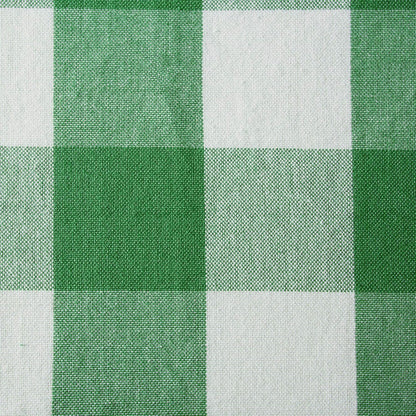 DII Buffalo Check Collection Classic Farmhouse Table Runner, 14x72, Green & White