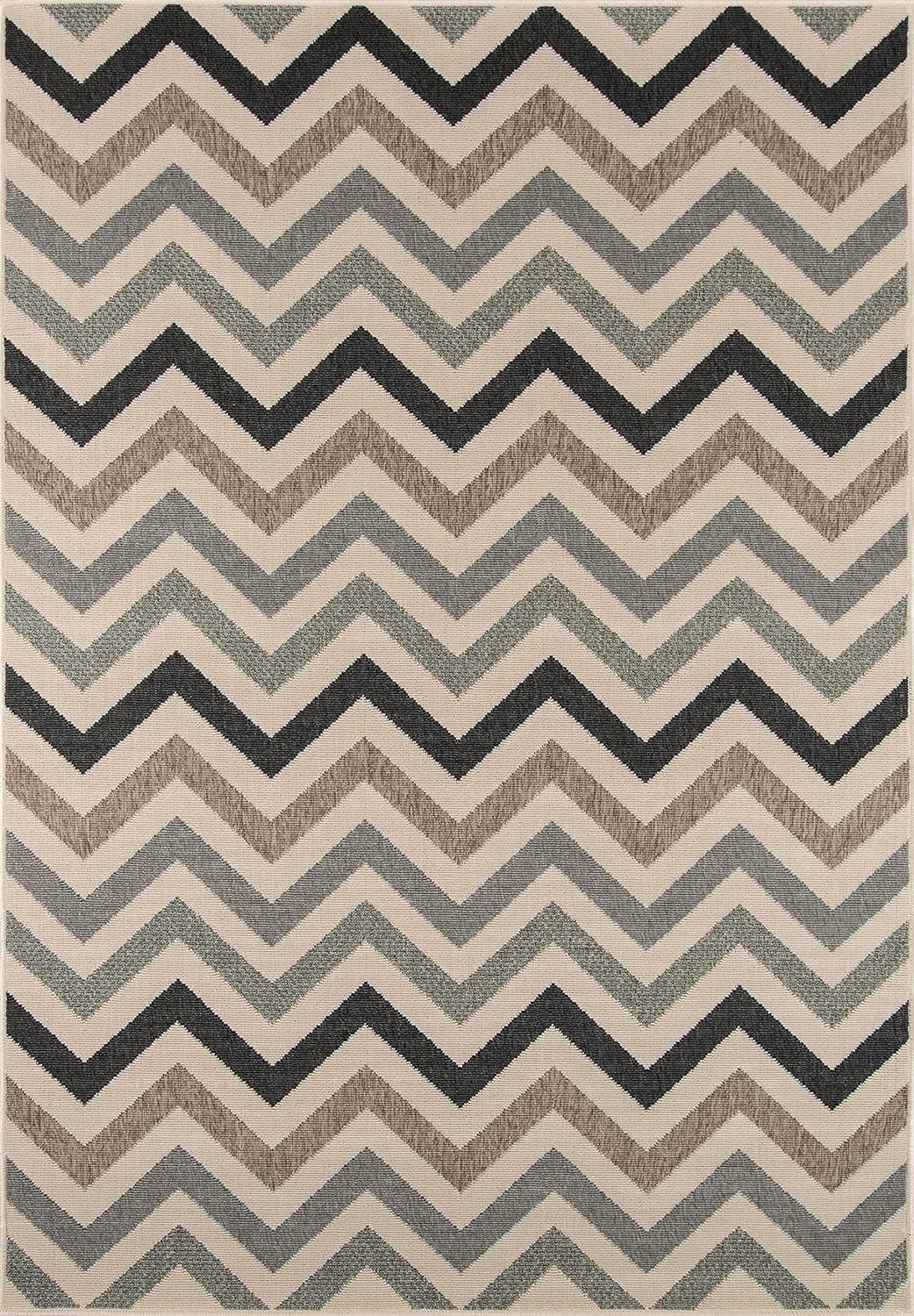 Momeni Rugs Baja Collection Indoor & Outdoor Area Rug, Easy to Clean, UV Protected, 1'8" x 3'7", Sage