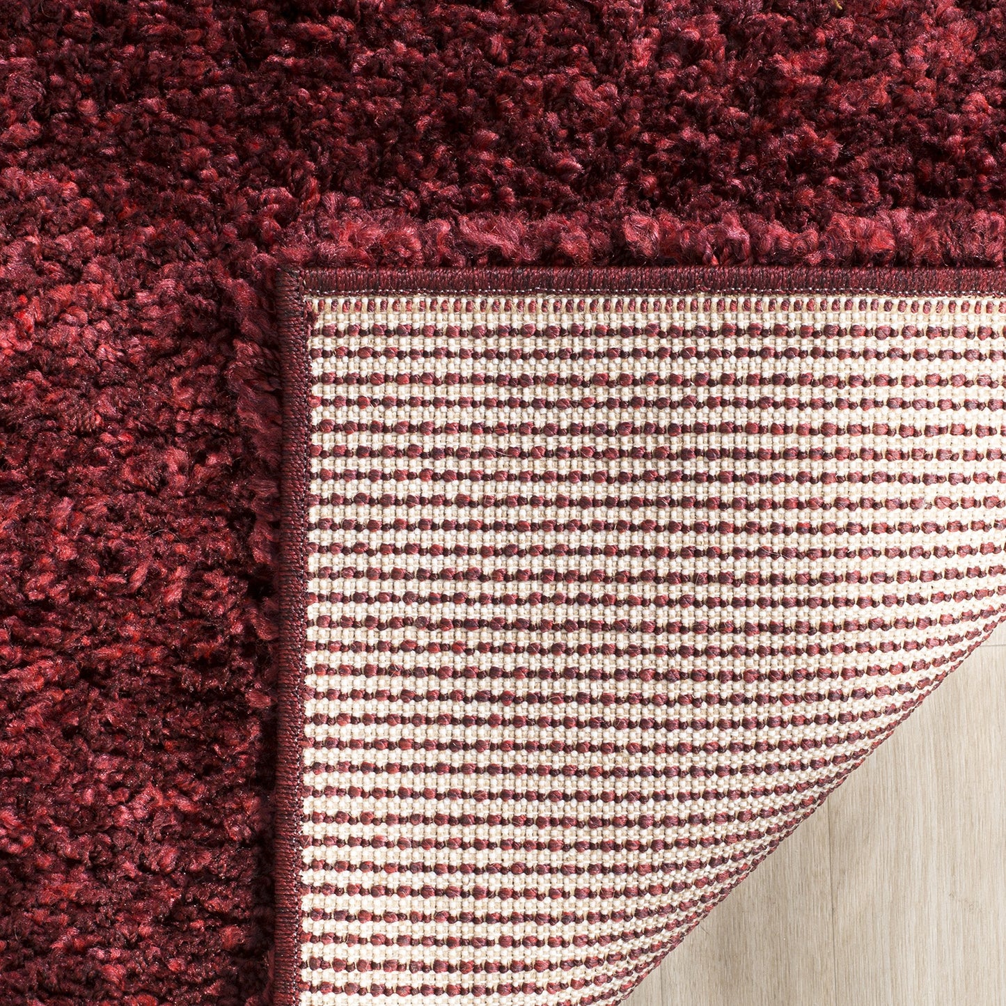 SAFAVIEH California Shag Collection Area Rug - 9'6" x 13', Maroon, Non-Shedding & Easy to Clean, Ultra Plush Thick Pile, Ideal for Living Room, Bedroom, Dining Space (SG151-4242)