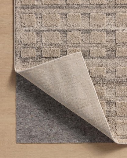 Loloi Amber Lewis Monty Collection MOT-06 Pebble/Beige 11'-6" x 15', .50" Pile Height, Area Rug