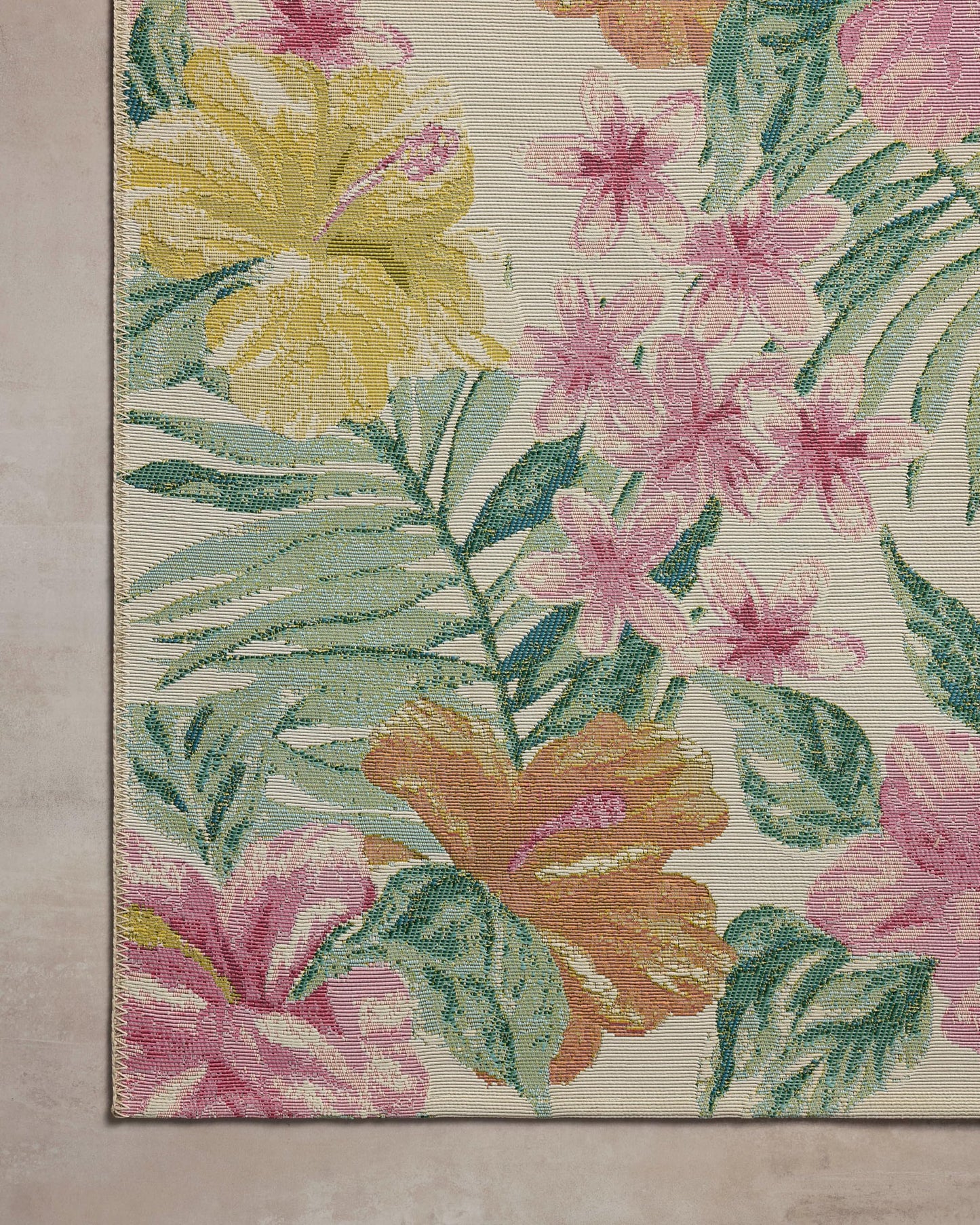Loloi Botanical Collection BOT-03 Ivory/Sunrise 10'-6" x 13'-9" Area Rug