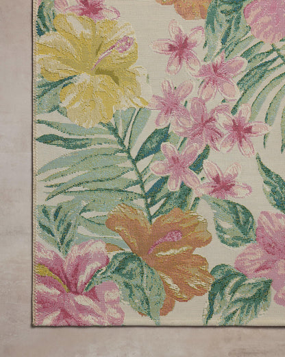 Loloi Botanical Collection BOT-03 Ivory/Sunrise 10'-6" x 13'-9" Area Rug