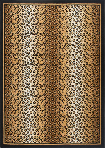 Home Dynamix Zone Daliah Area Rug, 21"x35", Graphic/Print Ebony