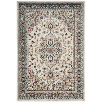SAFAVIEH Lyndhurst Collection Area Rug - 9' x 12', Cream & Beige, Traditional Oriental Design, Non-Shedding & Easy Care, Ideal for High Traffic Areas in Living Room, Bedroom (LNH338B)