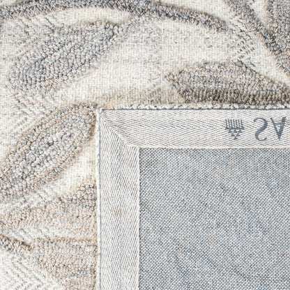 SAFAVIEH South Hampton Collection 8' x 10' Beige SHA302B Handmade Botanical Wool Area Rug