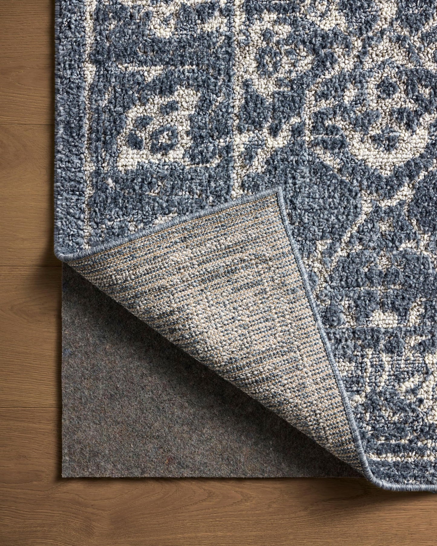 Loloi Magnolia Home by Joanna Gaines Gigi Collection GIG-02 Navy/Stone 7'-10" x 10' Area Rug