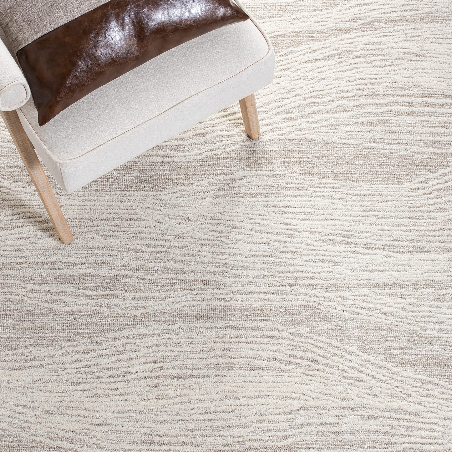 SAFAVIEH Metro Collection 8' x 10' NaturalIvory MET995A Handmade Premium Wool Living Room Dining Bedroom Area Rug