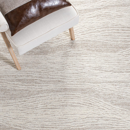 SAFAVIEH Metro Collection 8' x 10' NaturalIvory MET995A Handmade Premium Wool Living Room Dining Bedroom Area Rug